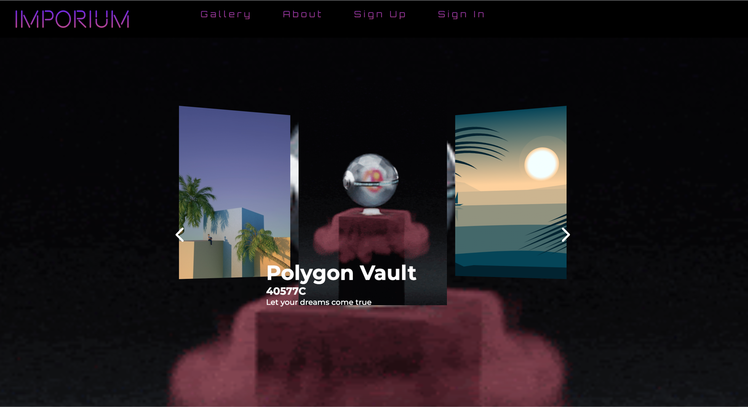 NFT marketplace project